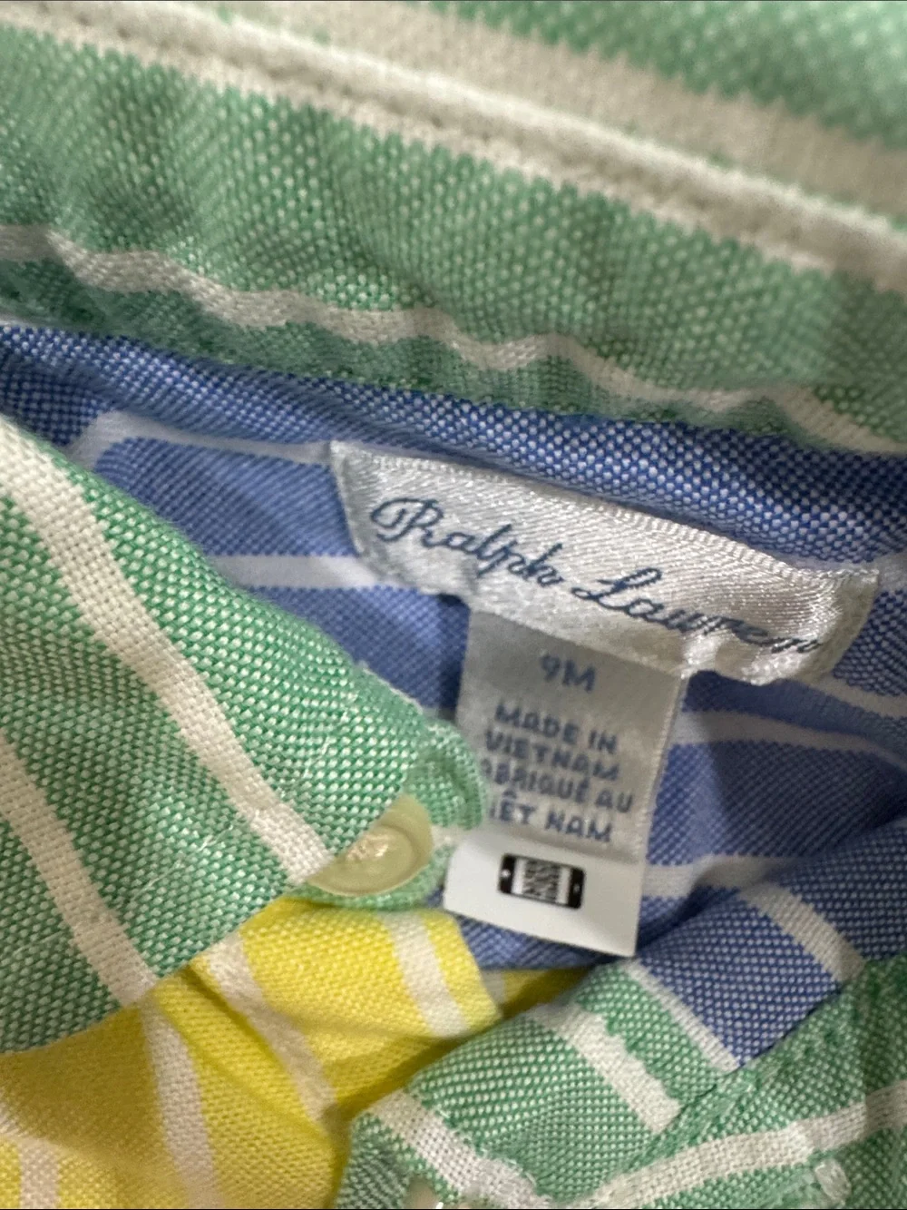 Colorblock Striped Baby Dress with Bloomers - Pink, Blue, Yellow, Green